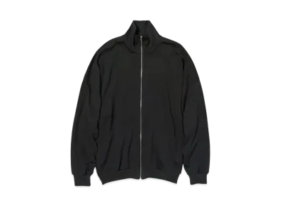 AURALEE Super High Gauge Sweat Zip Cardigan "Black"