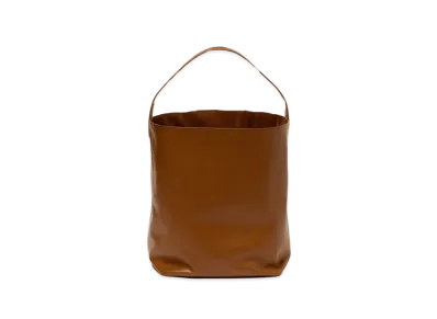 AURALEE Leather Big Shoulder Bag Made By Aeta "Brown"