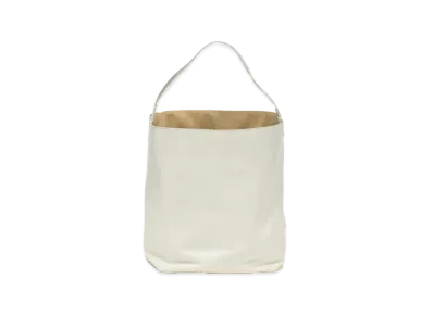 AURALEE Leather Big Shoulder Bag Made By Aeta "White"