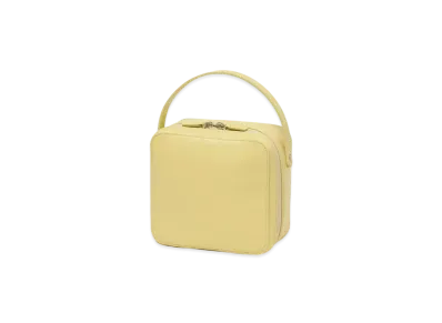 AURALEE Leather Small Travel Case "Yellow"