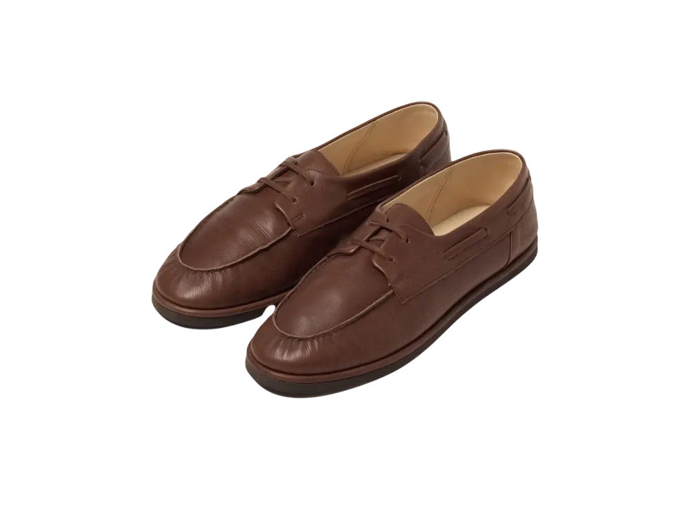 靴 auralee soft leather deck shoes 27.5 靴 auralee soft leather deck shoes 27.5 Black Soft Leather Deck