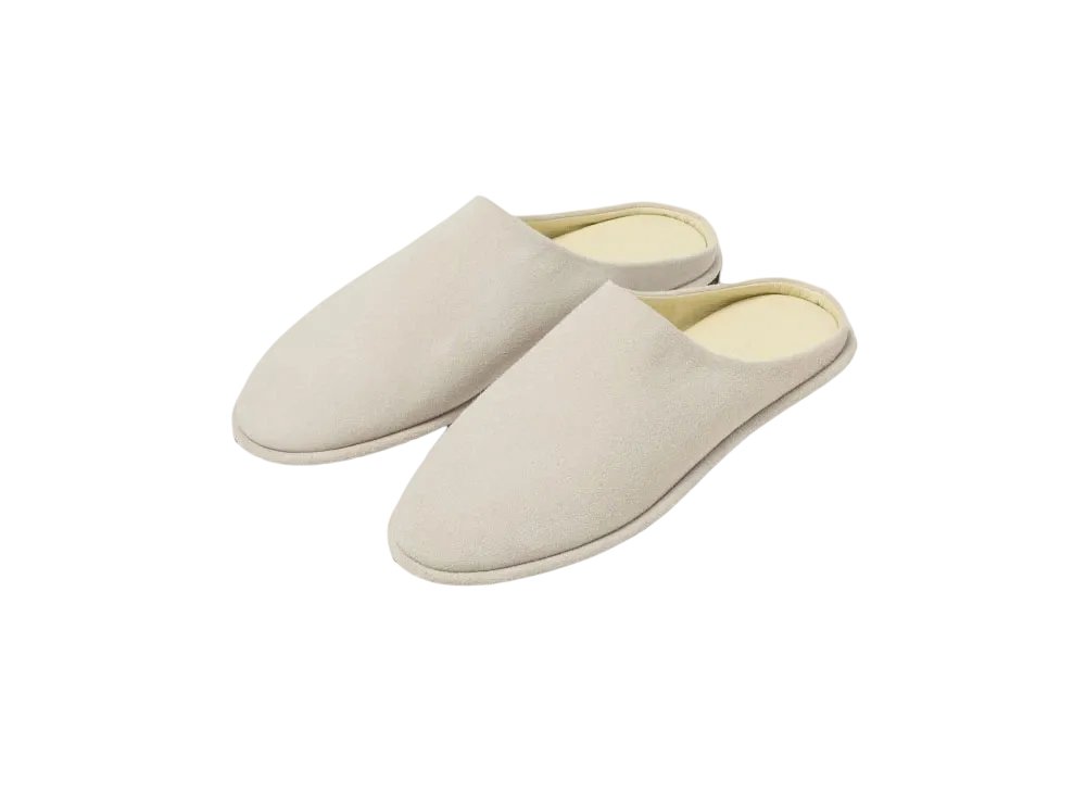 AURALEE Leather Mules "White"
