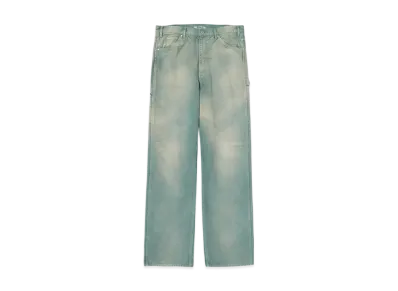 AURALEE Organic Cotton Duck Pants "Ash Green"