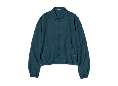 AURALEE Product Dyed Finx Gabardine Swing Top "Dyed Navy"