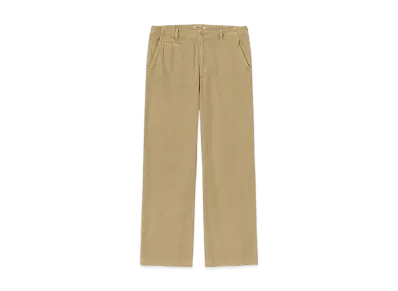 AURALEE Product Dyed Finx Gabardine Pants "Dyed Beige"
