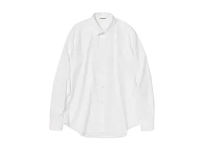 AURALEE Washed Finx Twill Shirt "White"