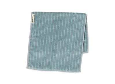AURALEE Hand Towel "Light Moss Stripes"