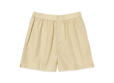 AURALEE Light Sheer Nylon Shorts "Light Yellow"