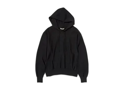 AURALEE Smooth Soft BD Sweat P/O Parka "Black"