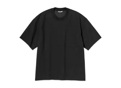 AURALEE Heavy Weight Pocket Tee "Black"