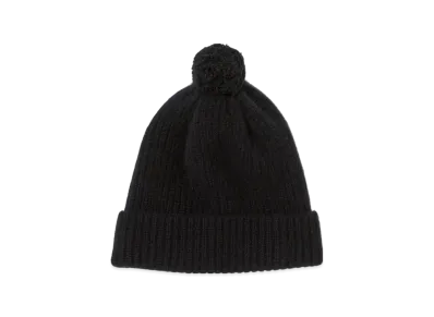 AURALEE Baby Cashmere Night Knit Cap "Top Black"