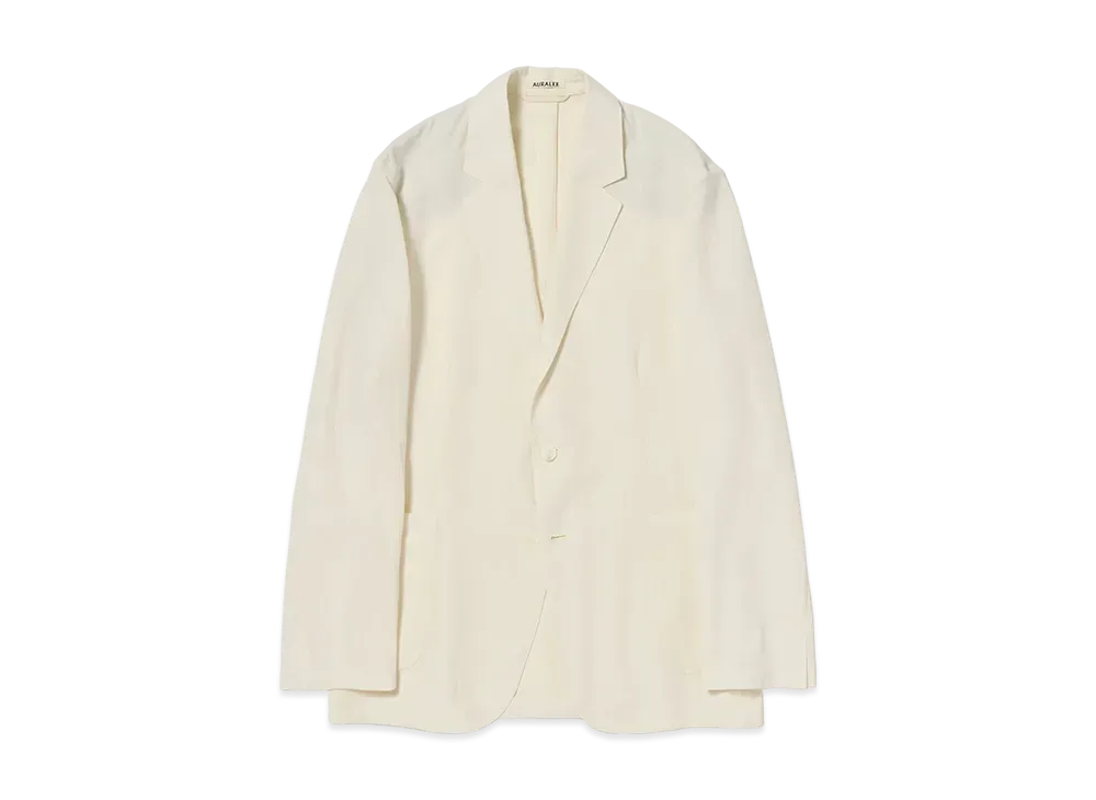 AURALEE LIGHT COTTON WOOL VIYELLA JACKET 完売 AURALEE LIGHT COTTON