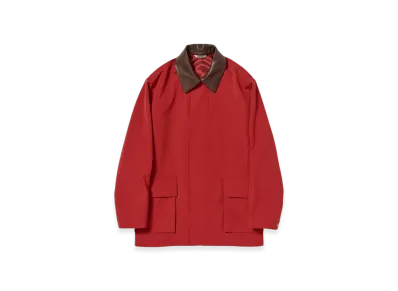 AURALEE Wool Max Canvas Blouson "Red"