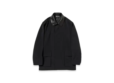 AURALEE Wool Max Canvas Blouson "Black"
