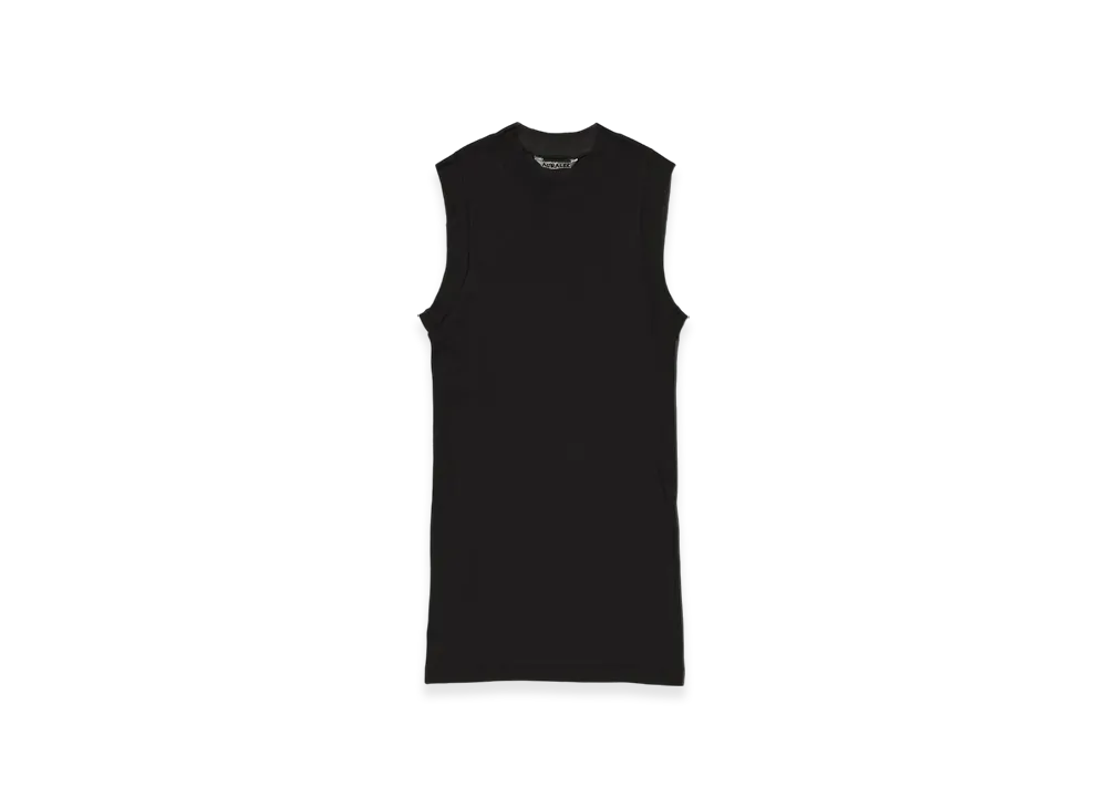 AURALEE Super High Gauge Sheer Rib Tank Top "Black"