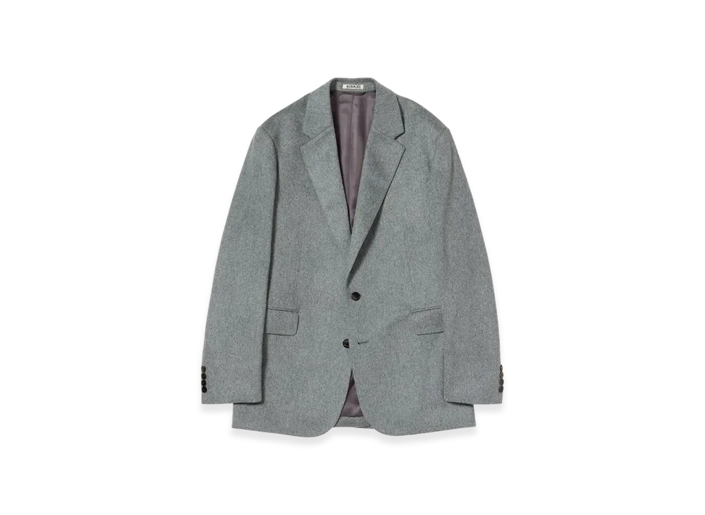 AURALEE Cashmere Moleskin Jacket "Top Grey"