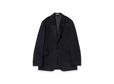 AURALEE Cashmere Moleskin Jacket "Dark Navy"