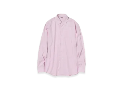 AURALEE Washed Finx Typewriter Shirt "Light Pink"