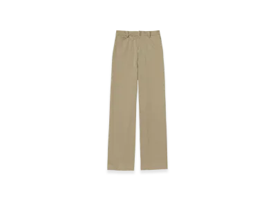 AURALEE Washed Finx Chino Narrow Pants "Light Khaki"