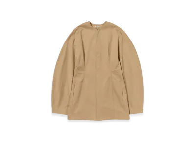 AURALEE Washed Finx Chino Half Coat "Camel Brown"