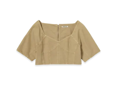 AURALEE Product Dyed Finx Gabardine P/O "Dyed Beige"
