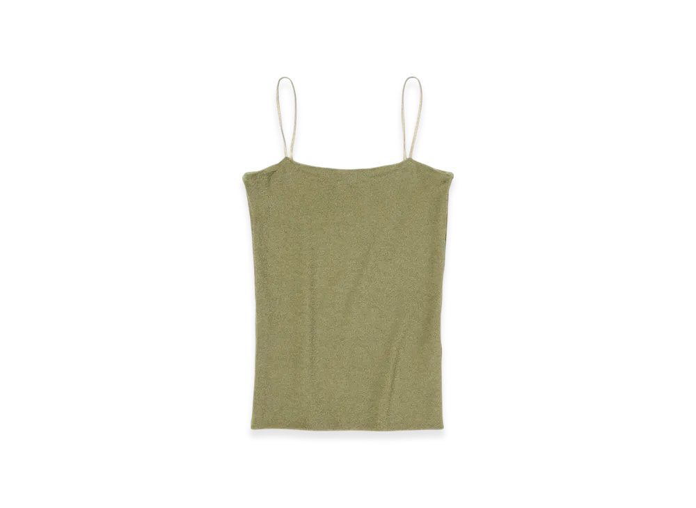 AURALEE Washable Wool Pile Long Bare Top "Olive Khaki"