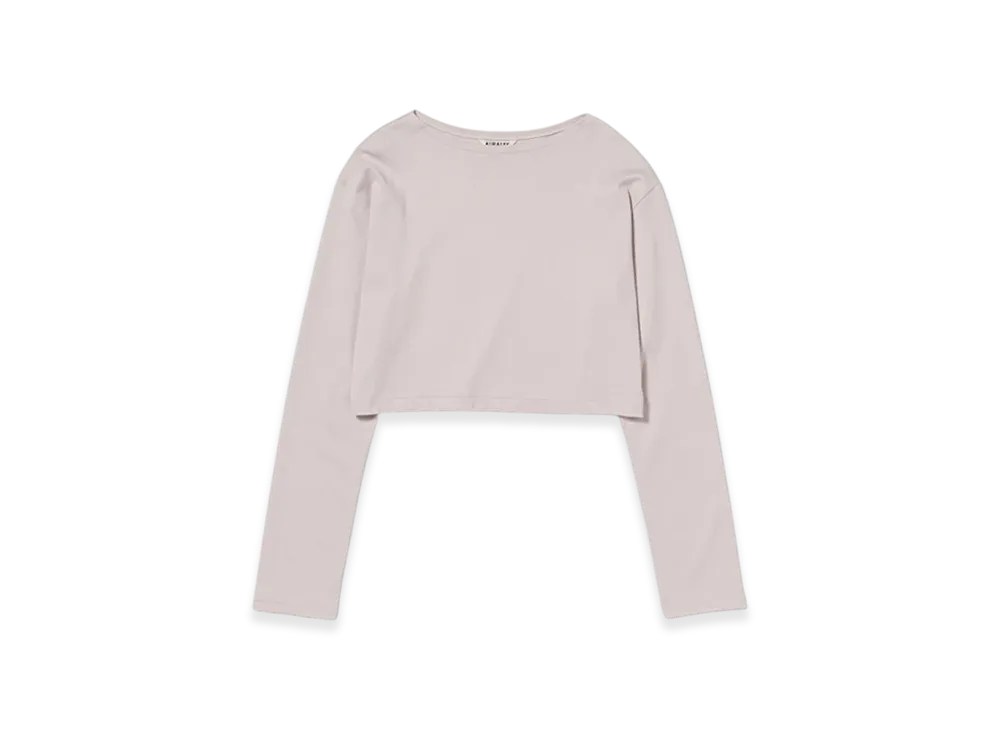 AURALEE Pima Cotton Jersey Boat Neck P/O "Purple"