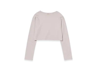 AURALEE Pima Cotton Jersey Boat Neck P/O "Purple"