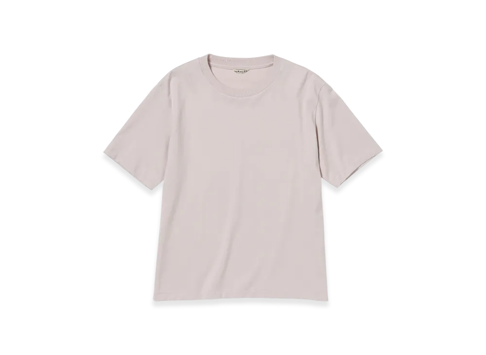 AURALEE Pima Cotton Jersey Tee "Purple"