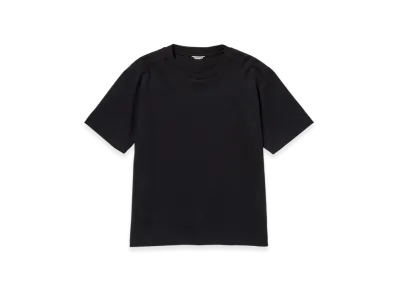 AURALEE Pima Cotton Jersey Tee "Black"