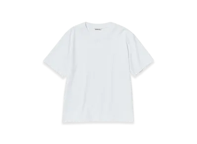 AURALEE Pima Cotton Jersey Tee "White"