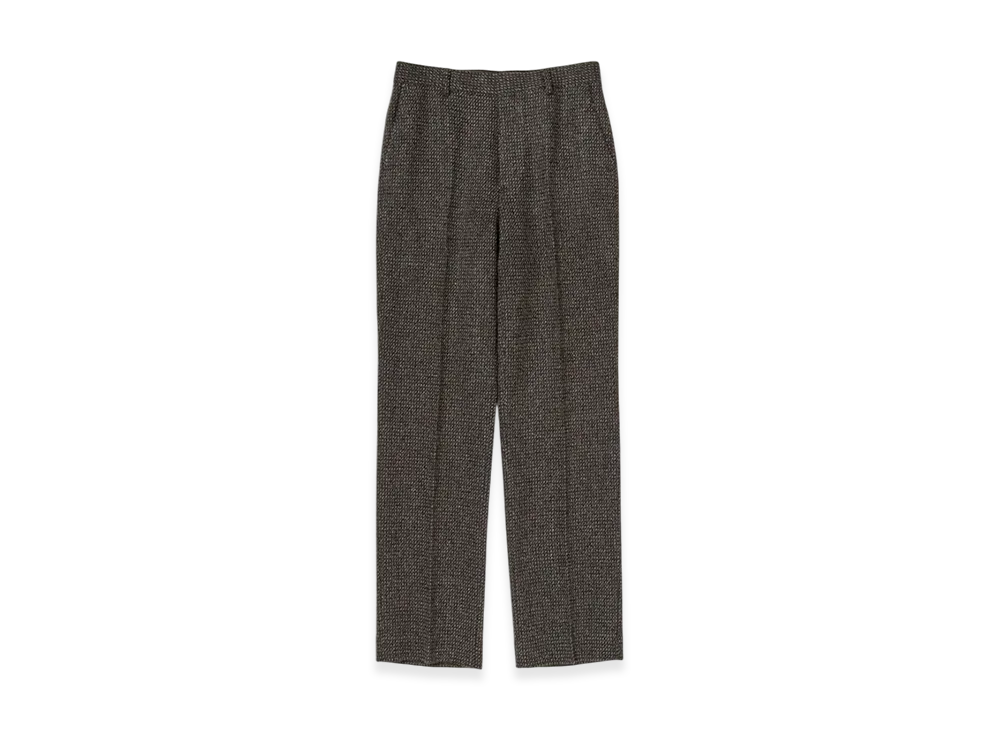 AURALEE ALPACA WOOL SILK TWEED SLACKS 5 AURALEE ALPACA WOOL SILK