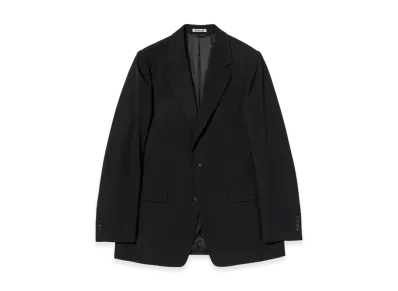 AURALEE Light Wool Max Gabardine Jacket "Top Black"