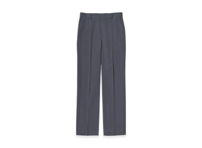 AURALEE Light Wool Max Gabardine Slacks "Dark Gray"