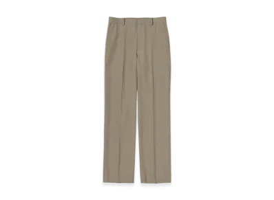 AURALEE Light Wool Max Gabardine Slacks "Light Khaki"