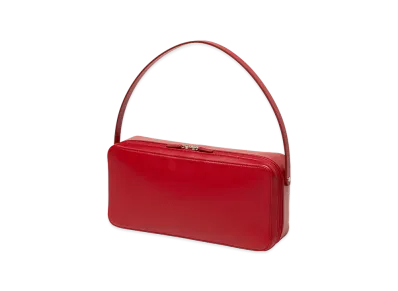 AURALEE Leather Square Bag Made By Aeta "Red"