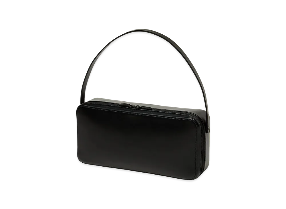 AURALEE Leather Square Bag Made By Aeta "Black"