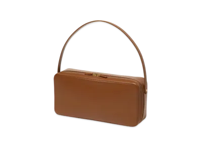 AURALEE Leather Square Bag Made By Aeta "Brown"