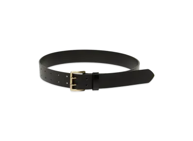 AURALEE Two-Hole Buckle Belt "Black"
