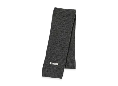 AURALEE Light Cashmere Knit Stole "Charcoal"