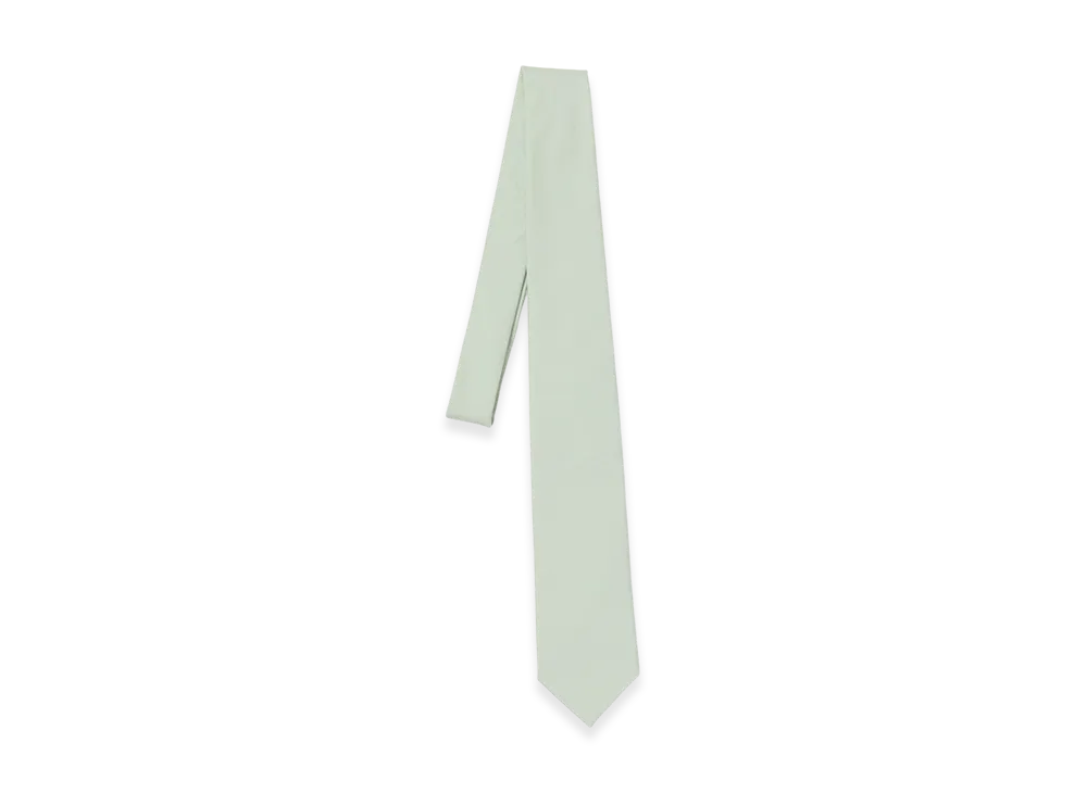 AURALEE Washed Finx Twill Tie "Light Khaki"