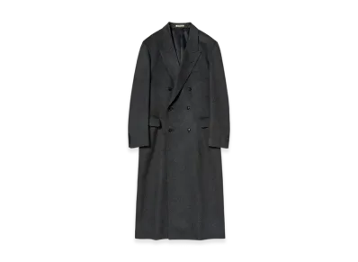 AURALEE Women's Cashmere Moleskin Coat "Top Charcoal"