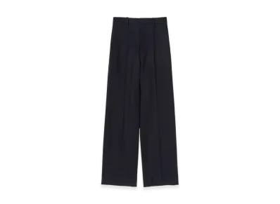 AURALEE Women's Tense Wool Double Cloth Slacks "Dark Navy"