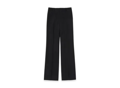 AURALEE Women's Light Wool Max Gabardine Slacks "Top Black"