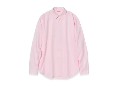 AURALEE Women's Finx Ox Chambray Shirt "Pale Pink"