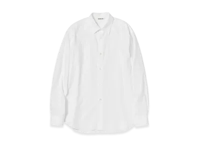 AURALEE Women's Washed Finx Twill Shirt "White"