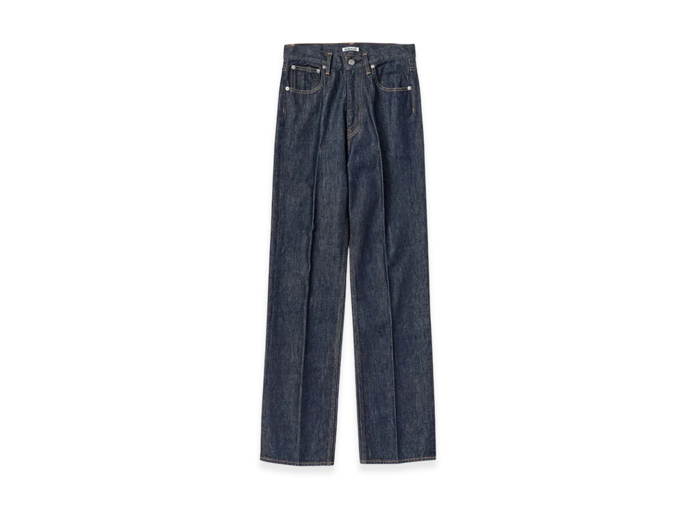 AURALEE Women's Hard Twist Denim 5P Pants "Indigo"