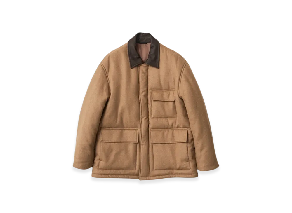 AURALEE Baby Padding Blouson "Camel"