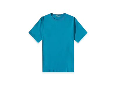 AURALEE Luster Plaiting T-Shirt "Teal Green"