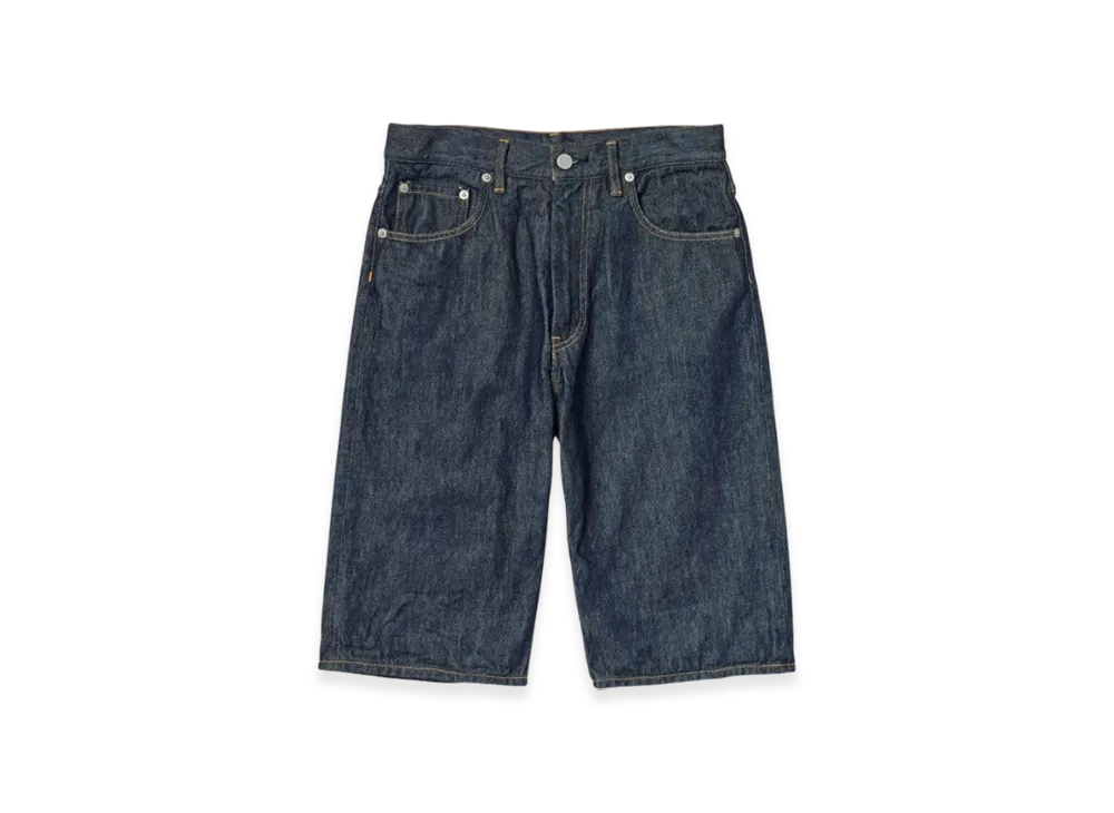 AURALEE Hard Twist Denim Shorts "Indigo"
